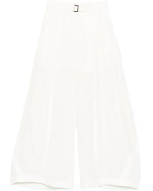 Sacai Buckle Trousers - White