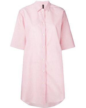 Unravel Project Striped Long Shirt - Pink