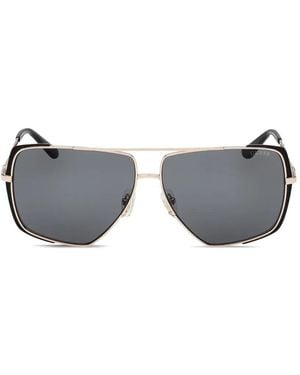 GUESS EYEWEAR Geometric-Frame Sunglasses - Grey