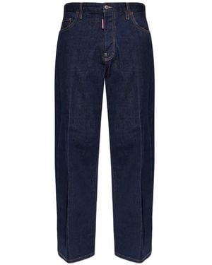 DSquared² Logo-Detail Jeans - Blue