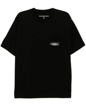 White Mountaineering Multi-Logo Pocket T-Shirt - Black