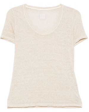 120% Lino Linen T-shirt - ナチュラル