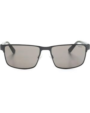 Polo Ralph Lauren Ph3155 Rectangle-Frame Sunglasses - Grey