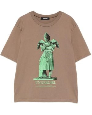 Undercover Graphic-Print T-Shirt - Natural