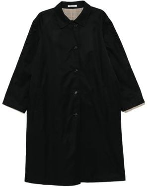 Cordera Reversible Trench Coat - Black