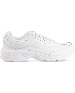 Fila Memory Workshift Slip Resist Sneakers - White
