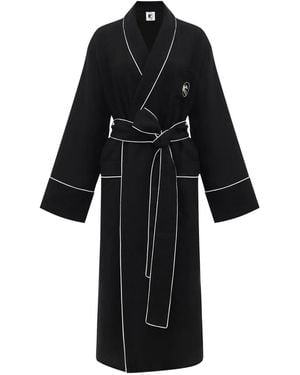 Sleeper Paros Linen Robe - ブラック