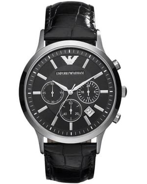 Emporio Armani Renato 42Mm - Black