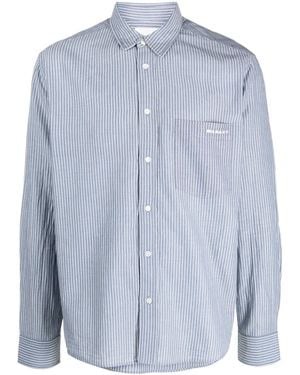 Isabel Marant Striped Cotton Shirt - Blue