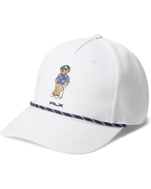 Ralph Lauren Gorra con oso bordado - Blanco
