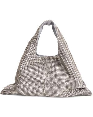 Twentyfourhaitch Parks Crystal-Embellished Tote Bag - Grey
