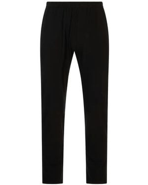 Kiton Logo-Embroidered Pyjamas Trousers - Black