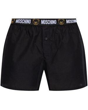 Moschino Boxer Con Banda Logo - Nero