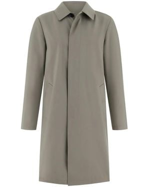 BOGGI Buttoned Technical Coat - Gray