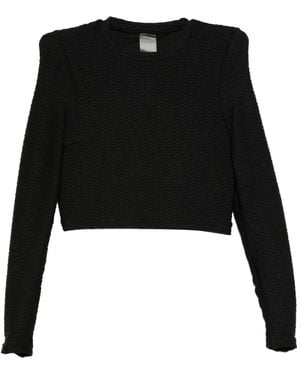 Duskii Long-Sleeves Top - Black