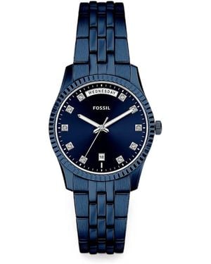 Fossil Scarlette 34Mm Watch - Blue