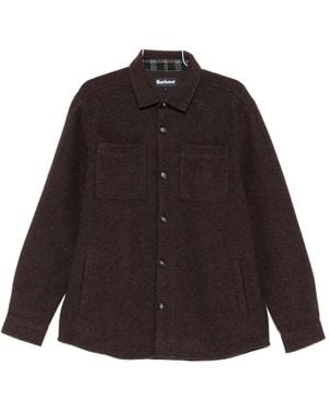 Barbour Button-Up Shirt Jacket - Brown