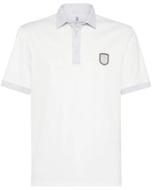 Brunello Cucinelli ポロシャツ - ホワイト