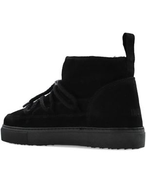 Inuikii Lace-Up Suede Boots - Black