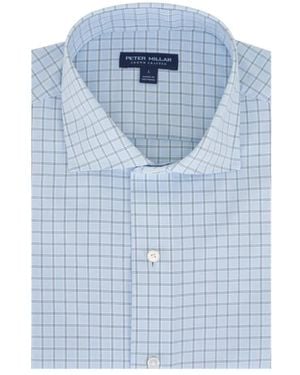 Peter Millar Checked Shirt - Blue