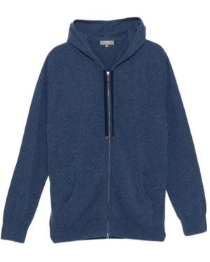 N.Peal Cashmere Ladbroke Hoodie - Blau