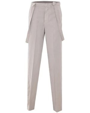 Dondup Removable Lace Trousers - Grey