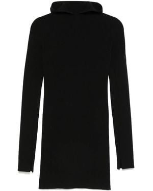 Fendi フーデッド ミニドレス - ブラック
