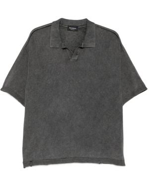 AROVESCIO Faded-Effect T-Shirt - Grey