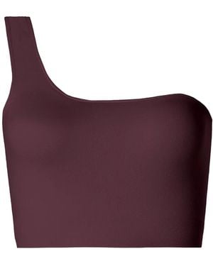 Wolford One-Shoulder Sleeveless Top - Purple