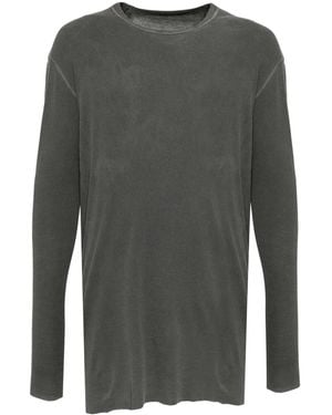 Boris Bidjan Saberi Long-Sleeved T-Shirt - Grey