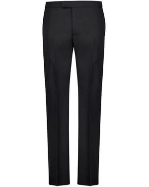 McQueen Tailored Barathea Pants - Black