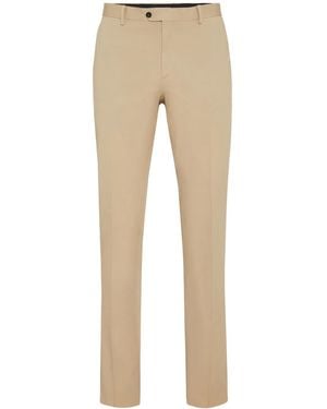 Philipp Plein Mid-Rise Slim-Fit Chinos - Natural