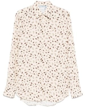 Paul Smith プリント シャツ - ナチュラル