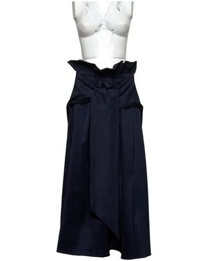 Fabiana Filippi Ruffled Skirt - ブルー