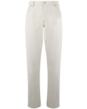 DIESEL Jean Droit À Taille Haute - White