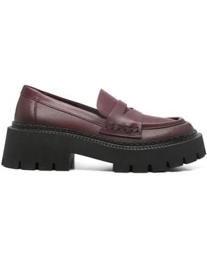 Vic Matié Loafers Met Plateauzool - Rood