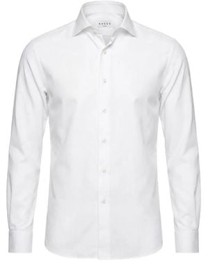 Xacus Long-Sleeved Button-Down Shirt - White