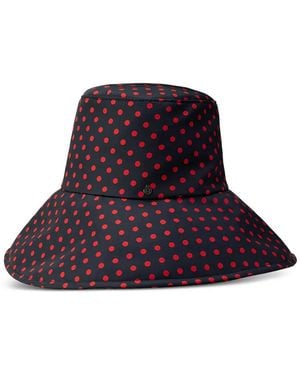 Maison Michel Isabella Hut Mit Polka Dots - Lila