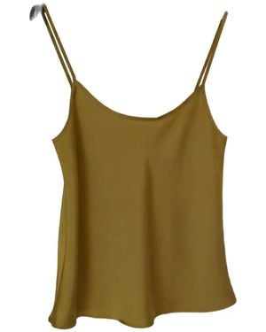 Ralph Lauren Spaghetti-Strap Blouse - Green