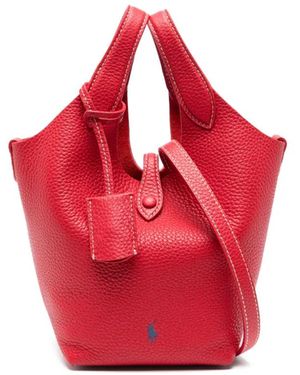 Polo Ralph Lauren Small Polo Play Tote Bag - Red