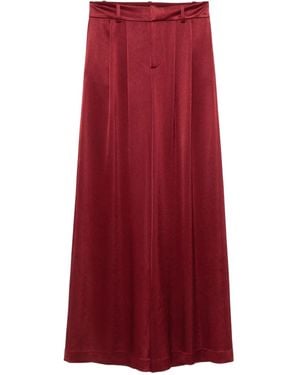 Alice + Olivia Pantalon Kennedy À Design Plissé - Rouge