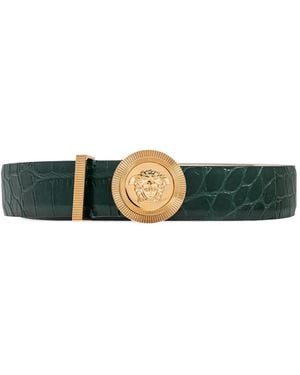 Versace Cinturón Con Motivo Medusa Head - Verde