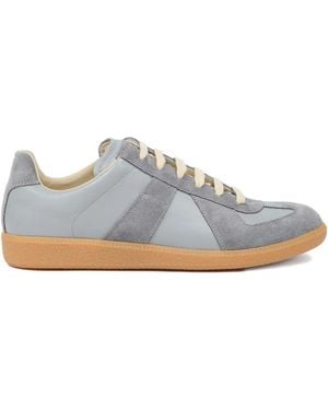 Maison Margiela Replica Leather Sneakers - White