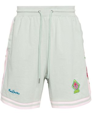 Kidsuper Brooklyn Botanics Cotton Shorts - Pink