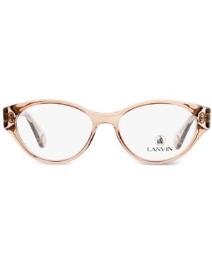 Lanvin Gafas Con Montura Oval - Rosa