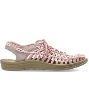 Keen Woven Strap Sneakers - Pink