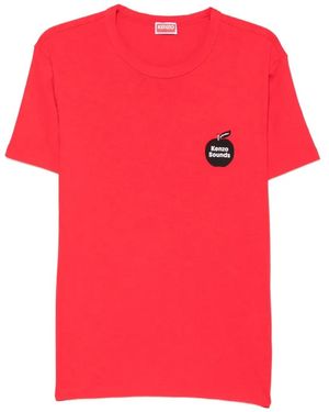 KENZO Camiseta Sounds - Rojo