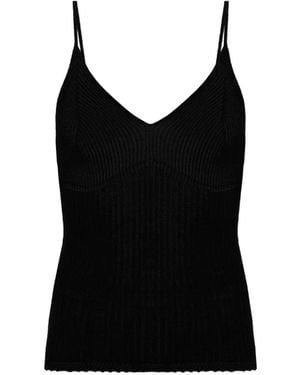 Isabel Marant Saloma V-Neck Tank Top - Black