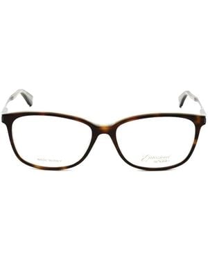 Emozioni Tortoiseshell-Effect Rectangle-Frame Glasses - Black