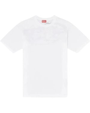 DIESEL T-Boxt-T24 Logo-Print T-Shirt - White